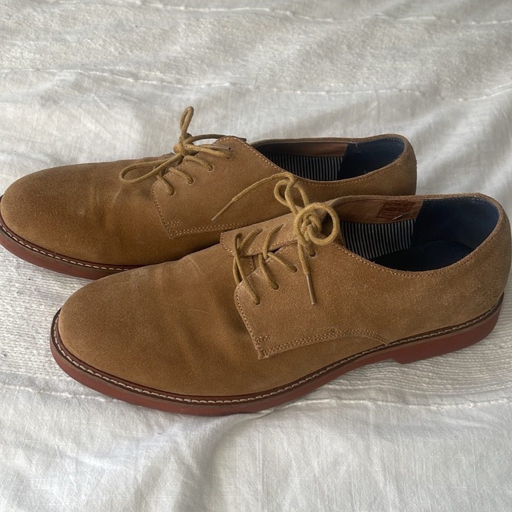 Original penguin men’s Loyd suede leather derby shoes size 10 medium